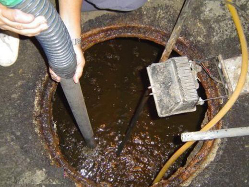 南城街道隔油池清理